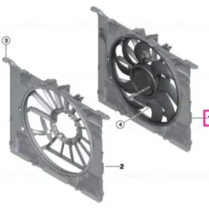 Ventilator cu carcasa, 400W - BMW Seria 5 G30 G31, Seria 6 G32 Super ofertă