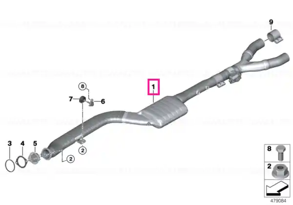 Ofertă Exchange SCR catalytic converter EU6 - BMW
