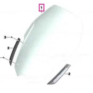 Windshield L=600MM - BMW Motorrad Super ofertă