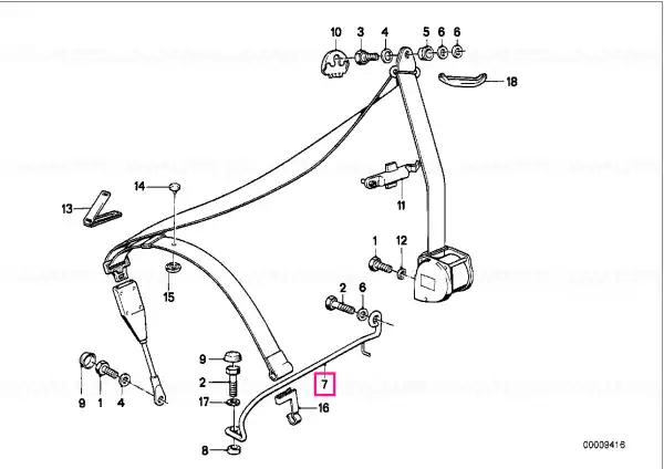 Popular Slide rail left - BMW