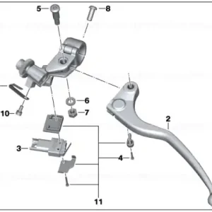 Clutch control assembly - BMW Motorrad Chilipir