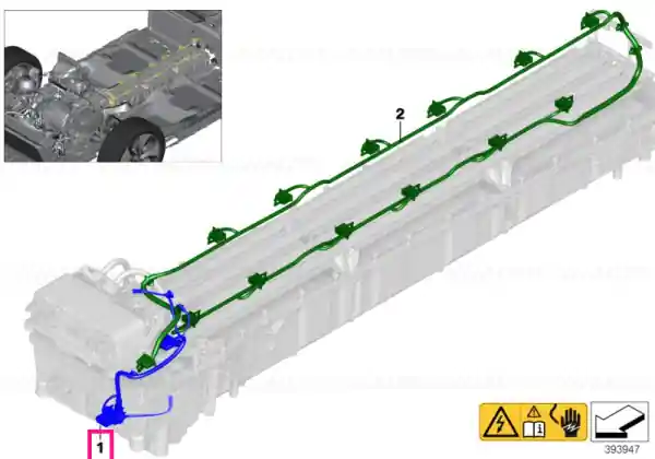 Retur gratuit Communications wiring harness - BMW