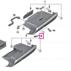 Preferatul clienților Protective cap, glove compartment, left - BMW - Mini