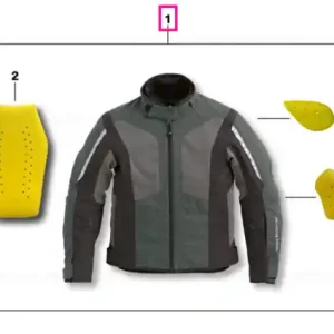 Ultima șansă Jacket AirShell men's grey 60 - BMW Motorrad