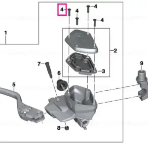Șurub conic M4X16 ZNNIV - BMW Motorrad Expediere rapidă