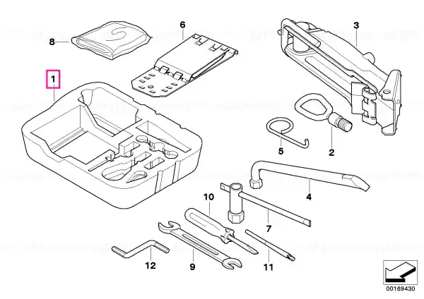 Tray for Mobility Set - BMW - Mini Chilipir