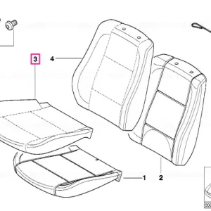 Vezi acum Capac scaun piele PASTELLGR. - BMW
