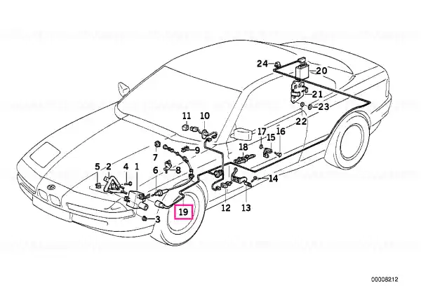 Wiring set cruise control - BMW Plată securizată