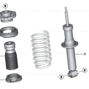 Auxiliary shock absorber, rear - BMW Noutate