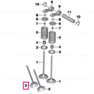 Ventil evacuare D=27,5MM - BMW Motorrad Reducere extra