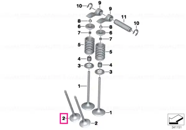 Ventil evacuare D=27,5MM - BMW Motorrad Reducere extra