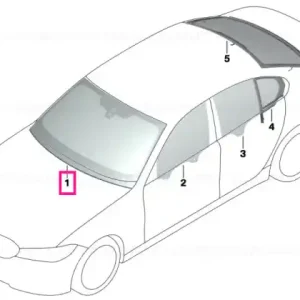 Windshield, green, rain/light/fog HUD - BMW Comandă acum