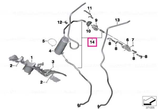 Discount Kit furtun ventilație - BMW Motorrad
