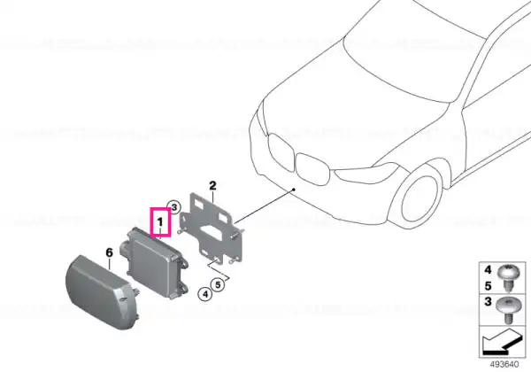 Ofertă limitată Senzor radar față, rază lungă, FRR-02 - BMW