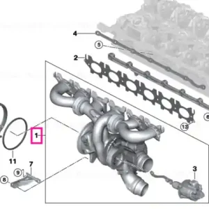 Ultima șansă Turbocharger with exhaust manifold - BMW