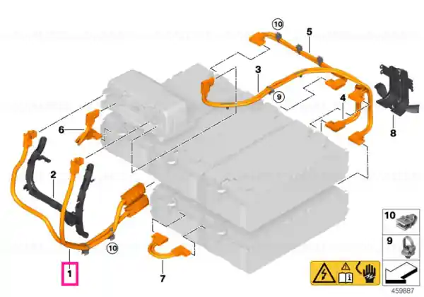 Promoție High-voltage battery wire pos.and neg. - BMW