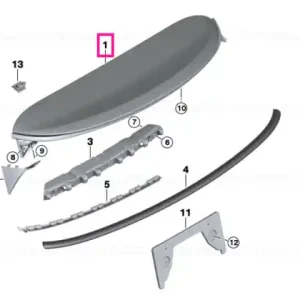 Primed rear spoiler COOPER S - BMW - Mini Ofertă specială