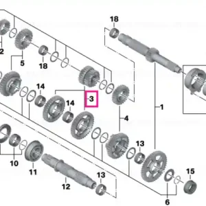 Set roți dințate 3/4 viteze - BMW Motorrad Livrare rapidă
