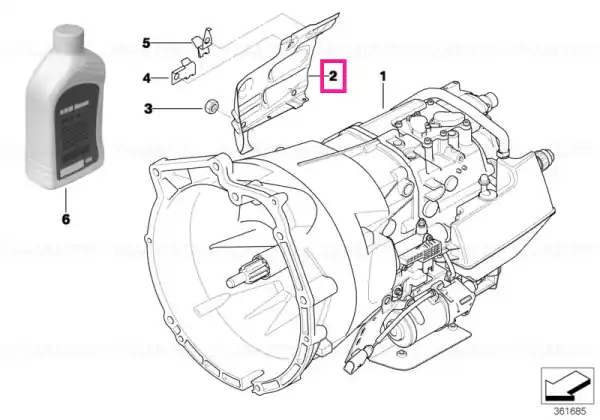 Heat shield - BMW Lichidare de stoc