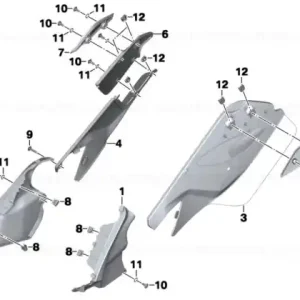 Acoperire spate stânga - BMW Motorrad Discount
