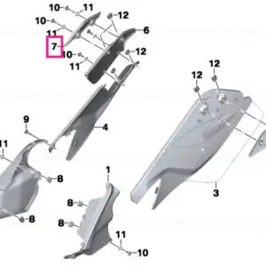 Comandă acum Capot spate dreapta - BMW Motorrad