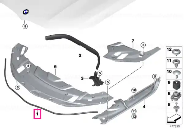 Etansare capota motor fata - BMW Plată sigură