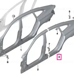 Vezi acum Right rear side panel - BMW