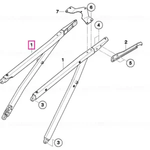 Discount Frame left - BMW Motorrad