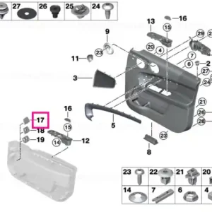Transport gratuit Placa capac SCHWARZ - BMW - Mini