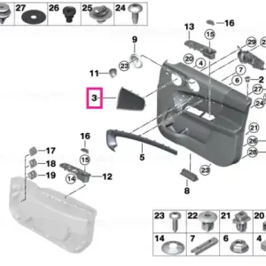 Capot difuzor fata stanga - BMW - Mini Premium