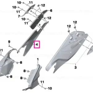 Capac centru dreapta - BMW Motorrad Reducere extra