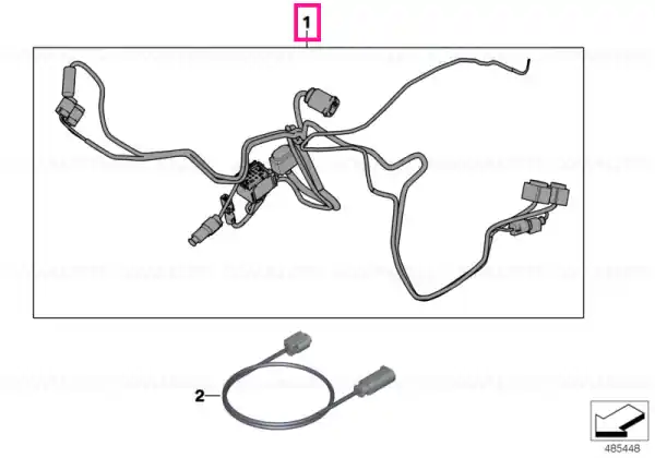 Add.wiring harness special vehicle - BMW Motorrad Transport gratuit
