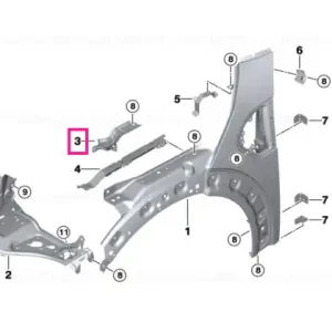 Reducere extra Suport arc gaz dreapta - BMW - Mini